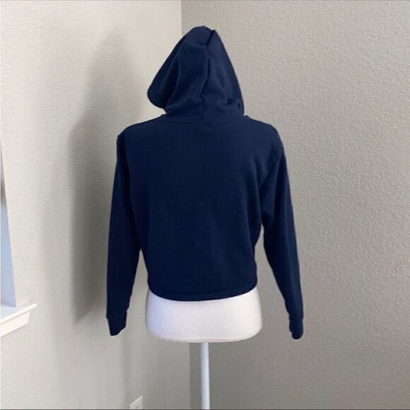 Forever 21 Crop Pull Over Hoodie Sweater - Picture 3 of 8